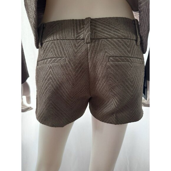 NWOT Marciano Guess Women's Blazer Jacket + Pants Shorts Brown 2 - Picture 7 of 14